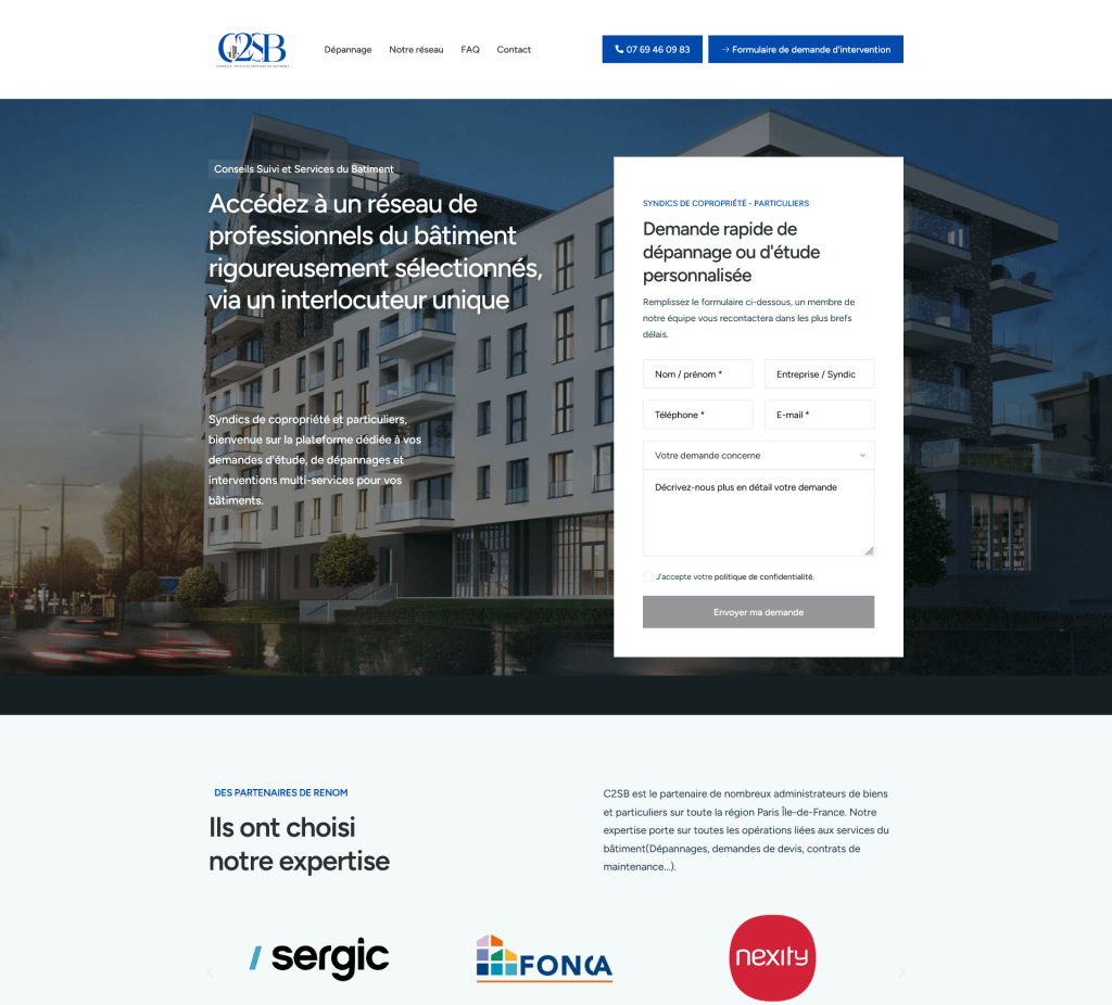 Création de site internet 95 - réalisation BENEFITS WEB