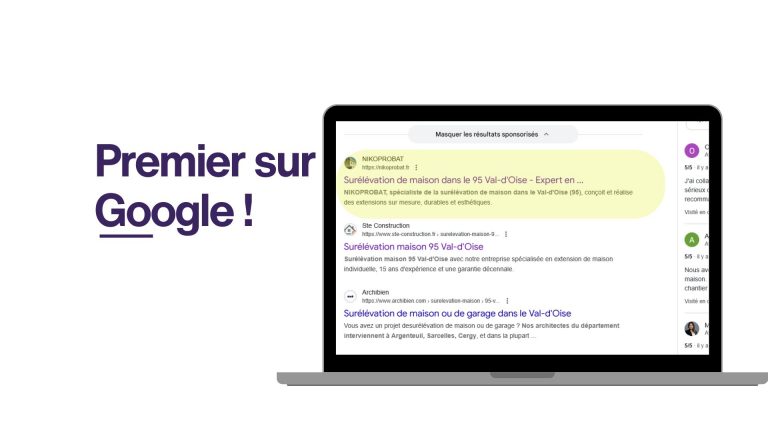 Création de site internet dans le 95 Val-d’Oise : comment apparaître en première page de Google ?