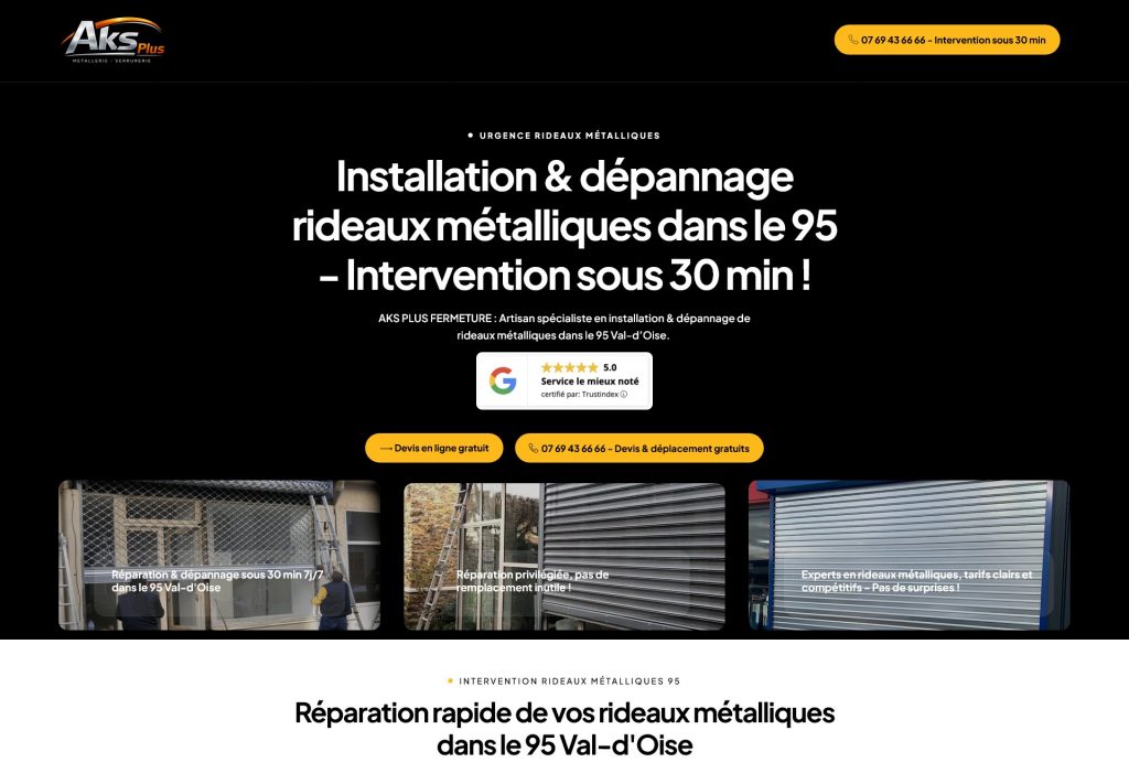 Création de site internet 95 - réalisation BENEFITS WEB