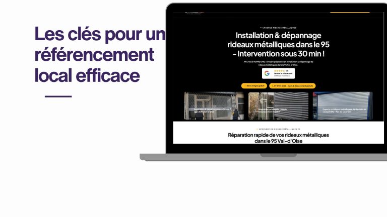 Création de site internet dans le 95 Val-d’Oise : les clés pour un référencement local efficace