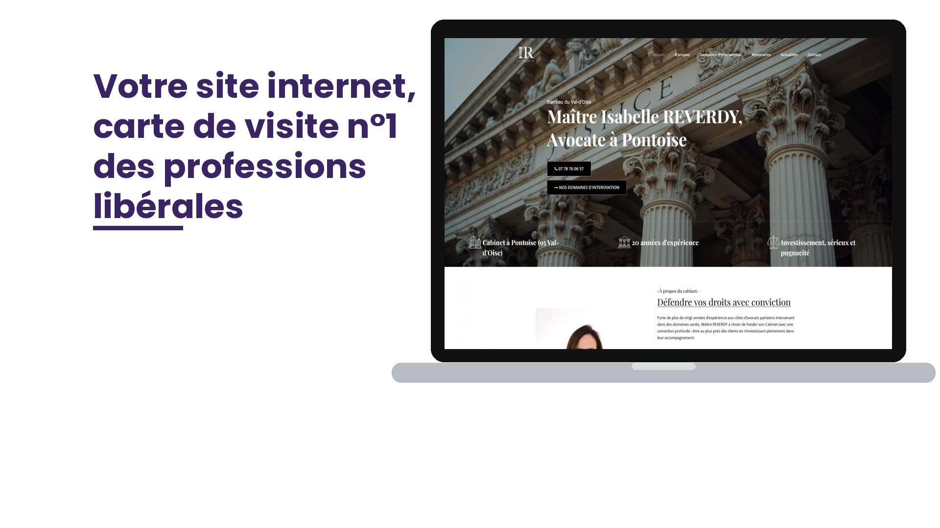 Création de site internet 95 Val-d’Oise : professions libérales et indépendants