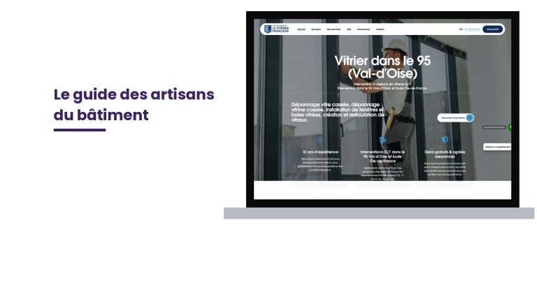 Création de site internet dans le 95 Val-d’Oise : le guide pour les artisans du bâtiment