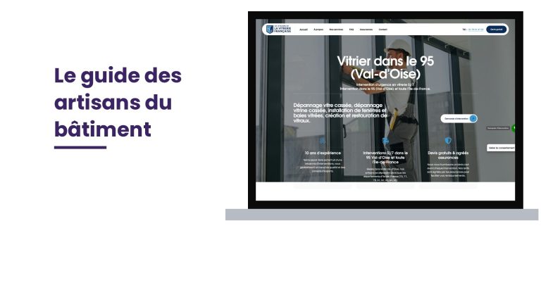 Création de site internet dans le 95 Val-d’Oise : le guide pour les artisans du bâtiment
