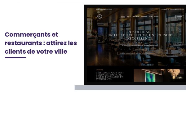Création de site internet 95 Val-d’Oise : commerçants et restaurants