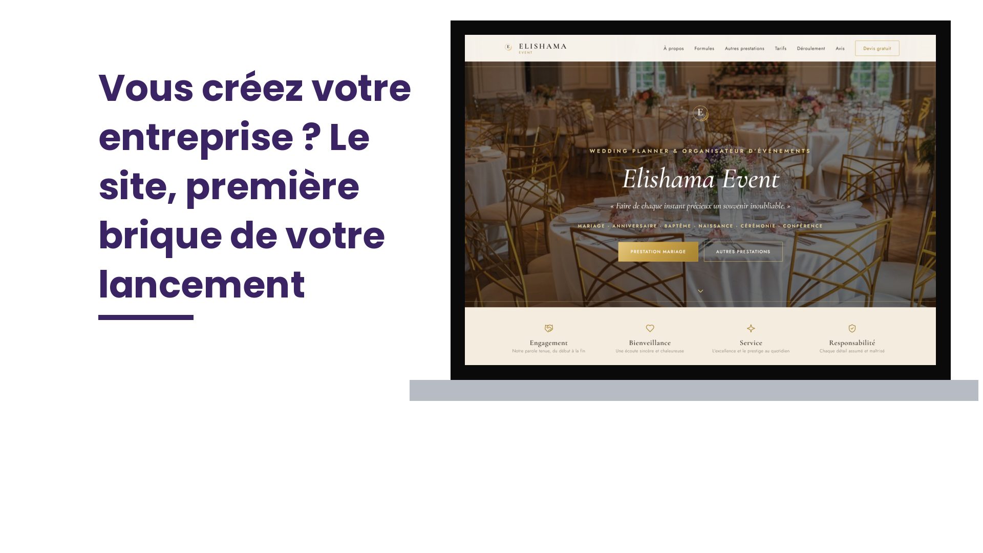 Création de site internet 95 Val-d’Oise : le site, première brique du lancement de votre entreprise